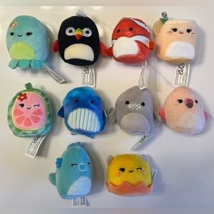 Squishmallows Squishville Original Vacation Squad Set of 10